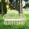 2-Seater Hanging Swing Chair Macrame with Removable Cushion Indoor Outdoor Use